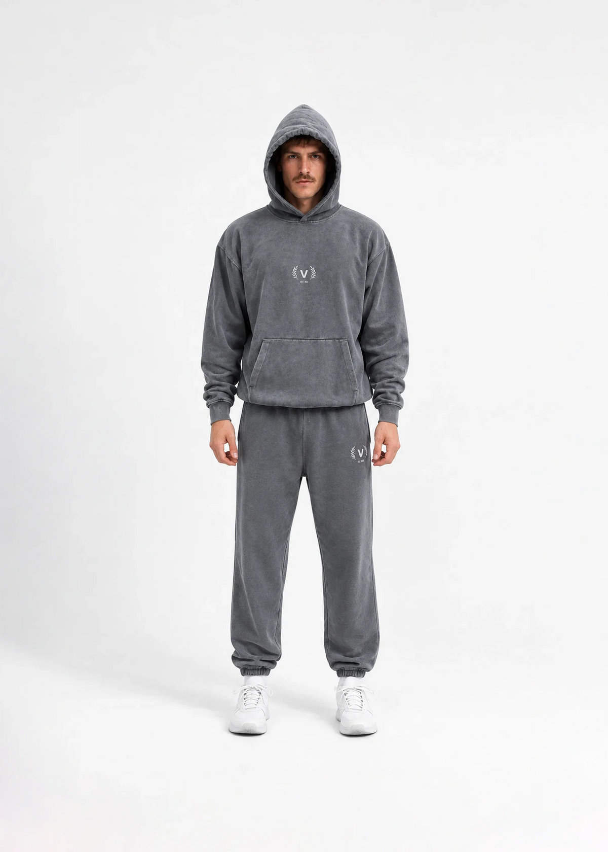 AGED BLACK SWEAT PANTS